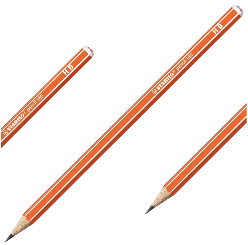 Stabilo Ołówek Pencil 160 Pomarańczowy  160 03hb 4006381502092 160-03-HB