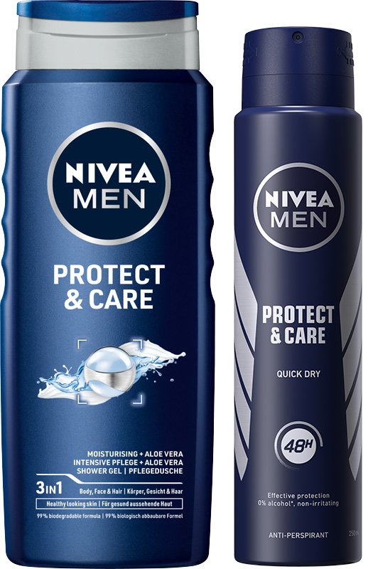 Nivea Men, Protect&care, Zestaw Kosmetyków Do Pielęgnacji, 2 Szt.