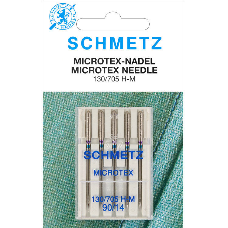 130/705 H-M VDS Igły do jedwabiu i mikrofazy SCHMETZ do maszyn domowych, 5szt.x90