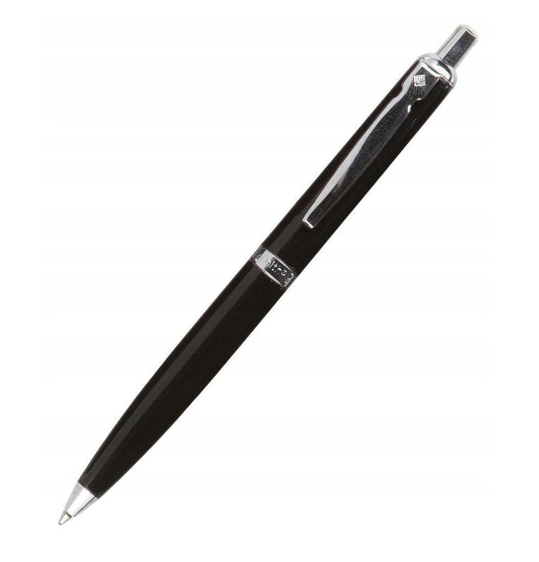 ASTRA Długopis automatyczny metalowy ZENITH 60 0.8mm niebieski (czarny korpus) 9187