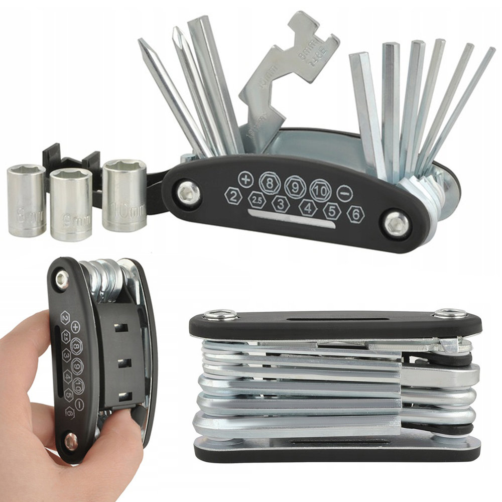 ZESTAW KLUCZY ROWEROWYCH ROWERU IMBUS KLUCZ 16W1