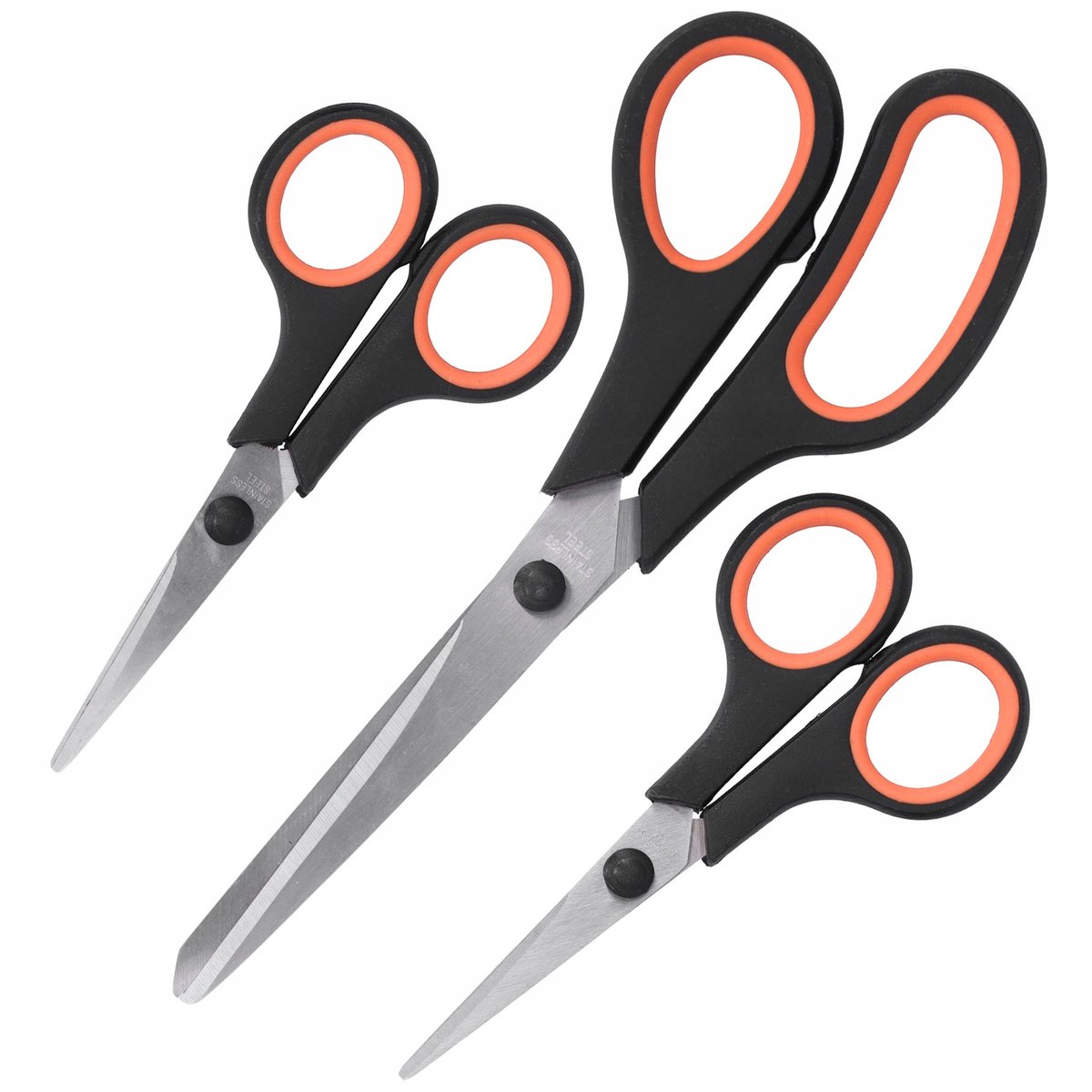 Nożyczki uniwersalne komplet nożyczek ostre mocne