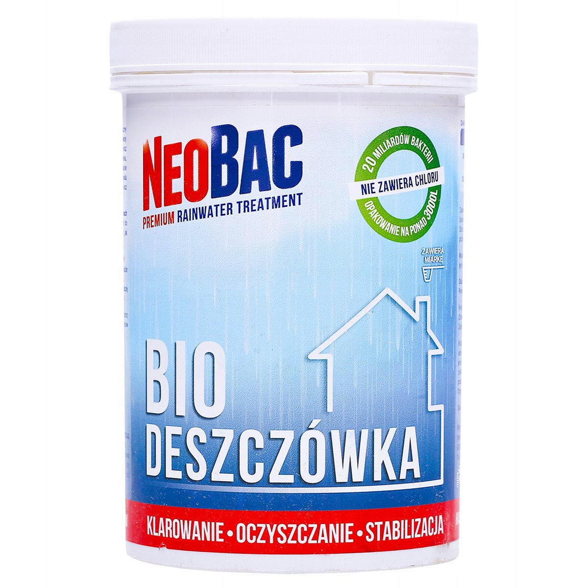 Bakterie NeoBac Bio Deszczówka woda deszczowa