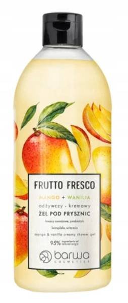 Фото - Інша косметика ZEL BARWA Frutto Fresco Odżywczy Kremowy Żel pod prysznic Mango+Wanilia 480ml 