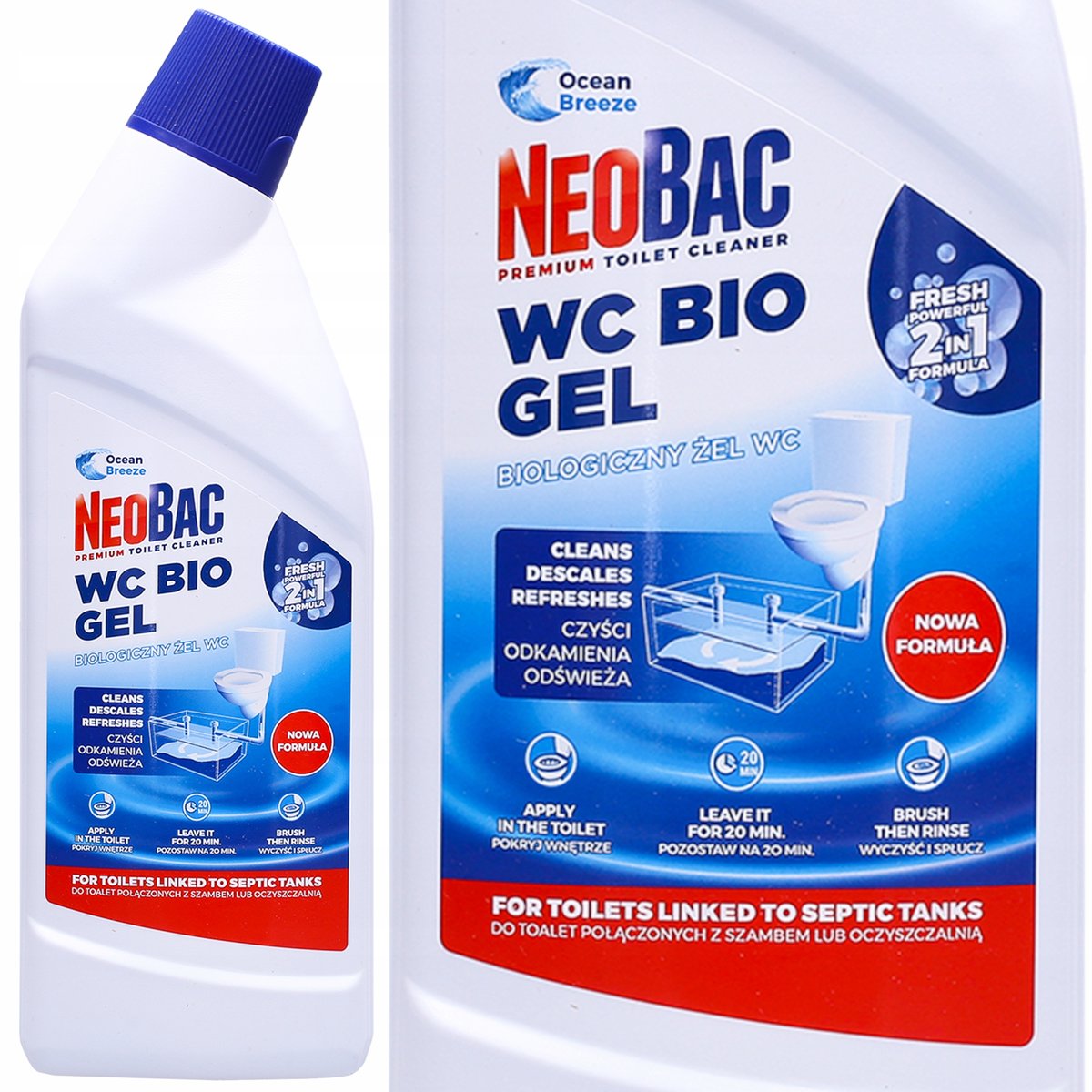 Neobac Żel Wc Ekologiczny Bio Eko szambo 750 ml