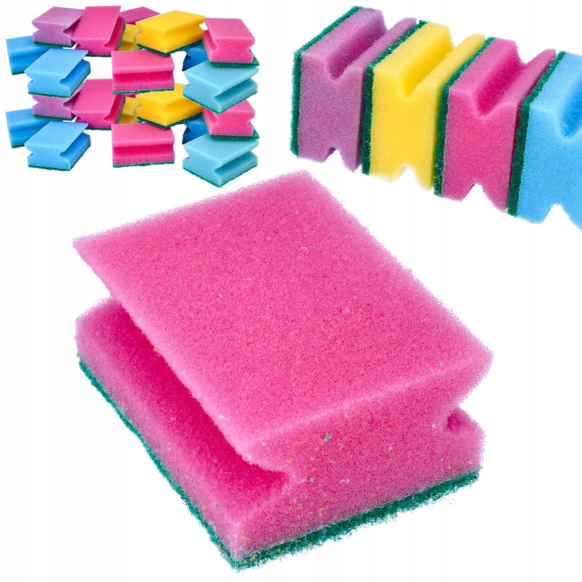 Zmywak kuchenny gąbka do naczyń czyścik 24 szt.