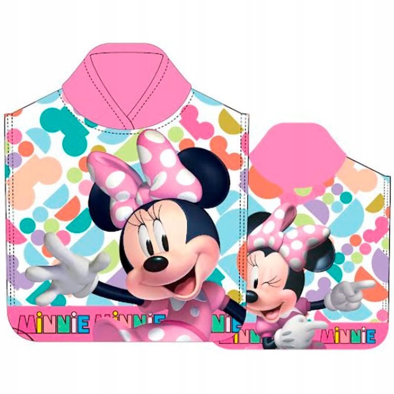 RĘCZNIK PONCHO 50x100 MYSZKA MINNIE