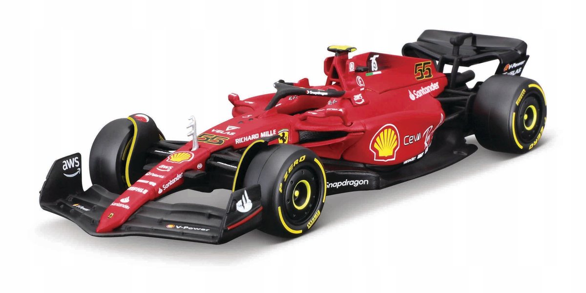 BOLID F1 Ferrari F1-75 Sainz 1:43 BBURAGO 36832