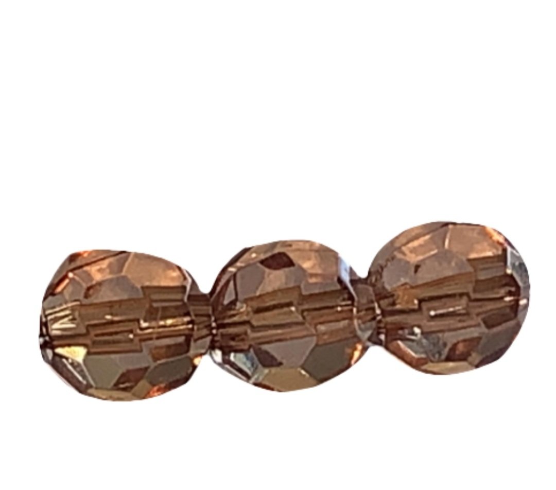 Korale okrągłe szlifowane 14 mm ( 4szt ) C. Beż