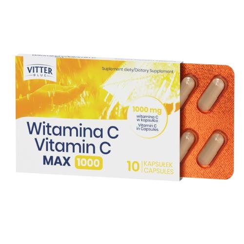 Vitter Blue Witamina C Max 1000 mg 10 kaps