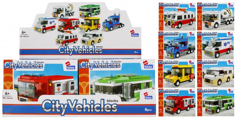 Klocki konstrukcyjne 92-102 elementy City alleBLOX 492797