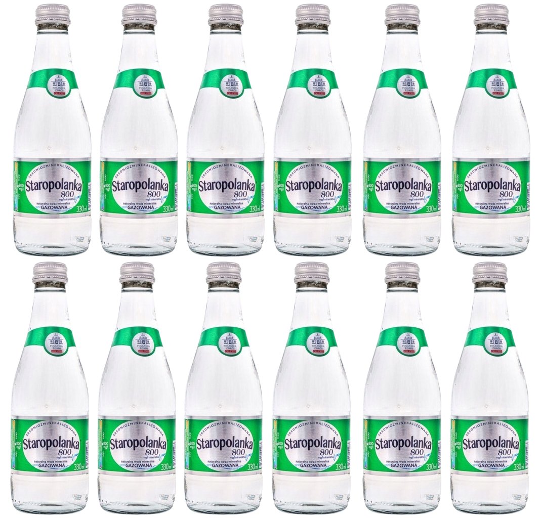 Woda Gazowana STAROPOLANKA 12 x 330ML