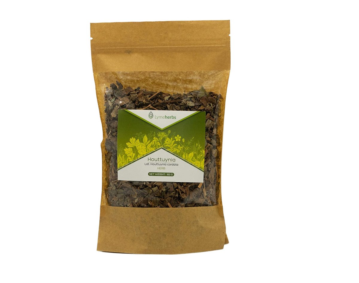 Lymeherbs, Houttuynia cordata, cięta, 100g
