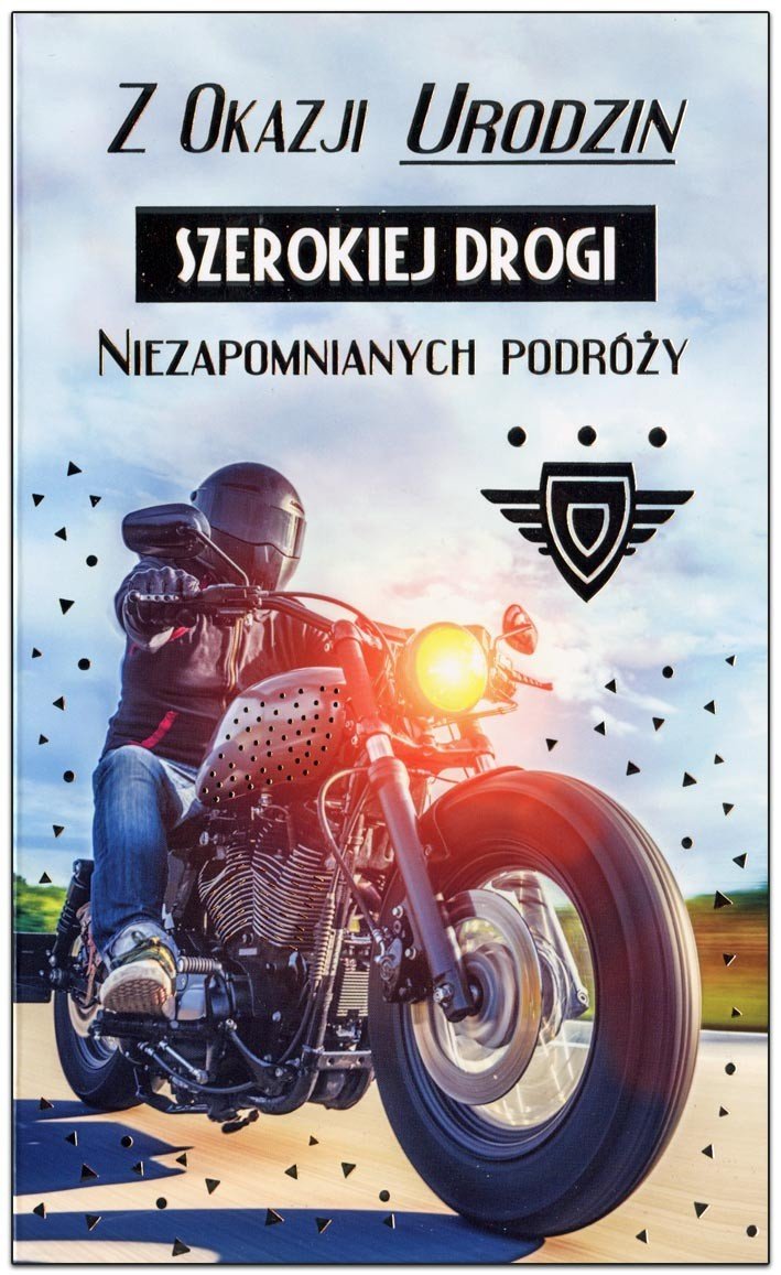 Kartka urodzinowa dla motocyklisty A1003B