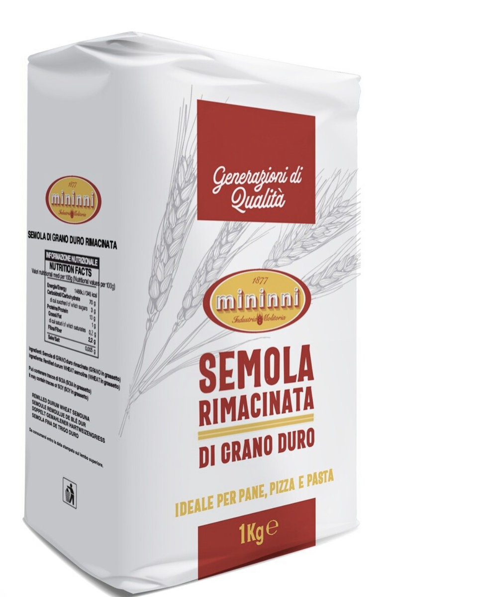 Mąka Semola Rimacinata Di Grano Duro 1kg- mininni