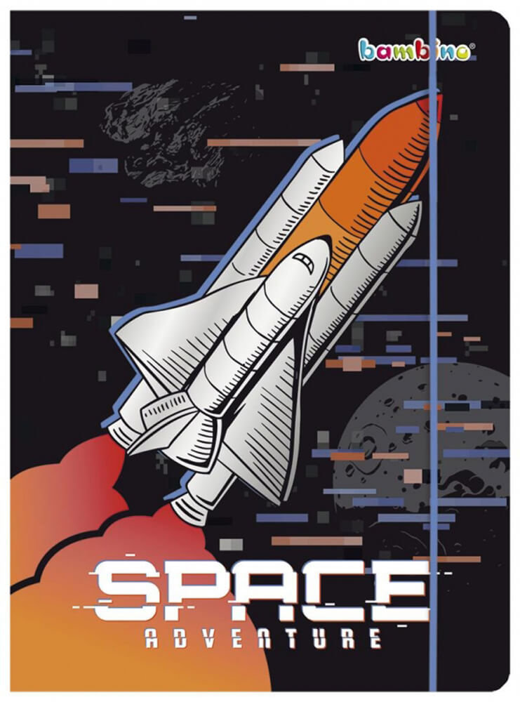 TECZKA Z GUMKĄ A4 SPACE - 300G/M2
