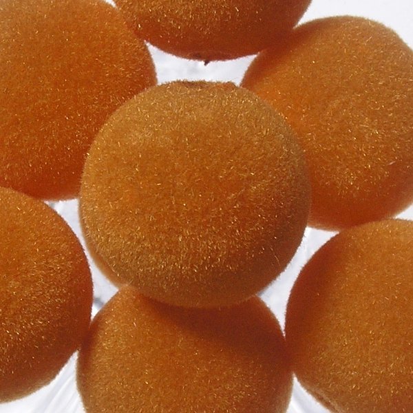 Korale zamszowe 16 mm ( 3szt ) Pomarańczowe