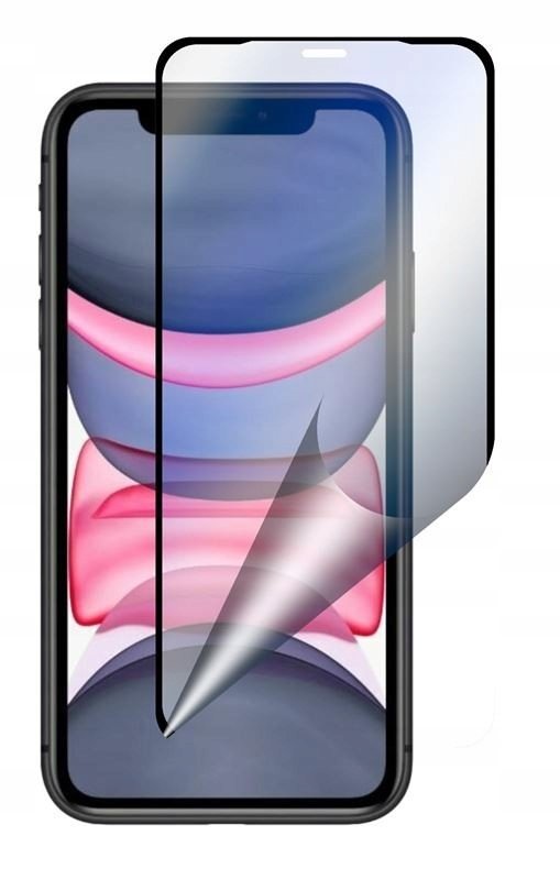 9D SZKŁO HYBRYDOWE do Apple iPhone XR / 11 czarne