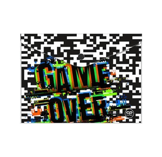Patio, Koperta na zatrzask A4, COOLPACK, Game Over