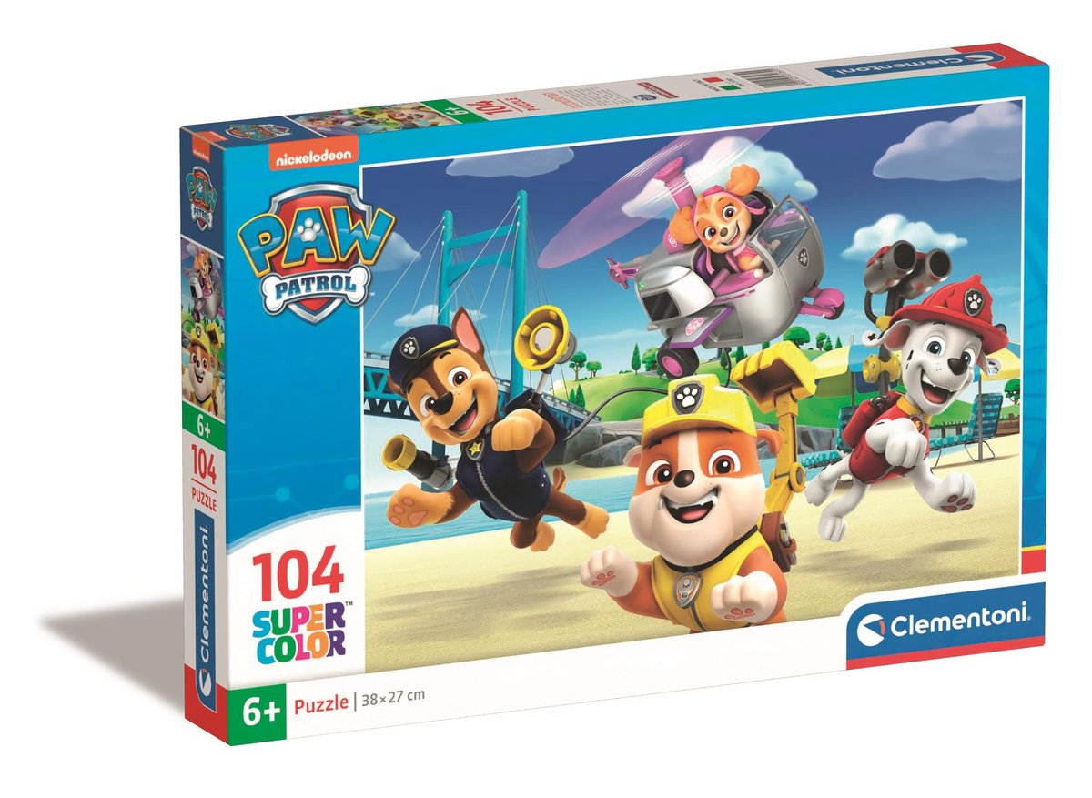 puzzle 104 super kolor psi patrol