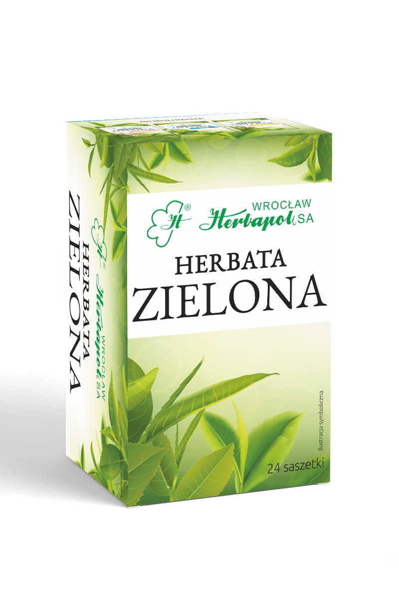 HERBAPOL Herbata zielona, 24 saszetki - >>>  