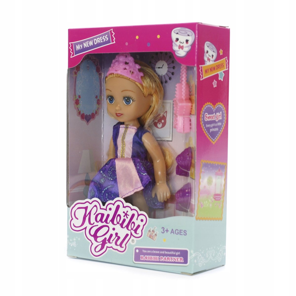 MINI LALECZKA Księżniczka LALKA z akcesoriami