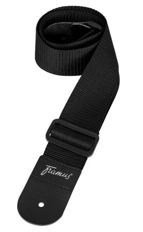'FRAMUS NYLON GUITAR STRAP BLACK PASEK GITAROWY FRAMUS RST NB FRAMUS G'