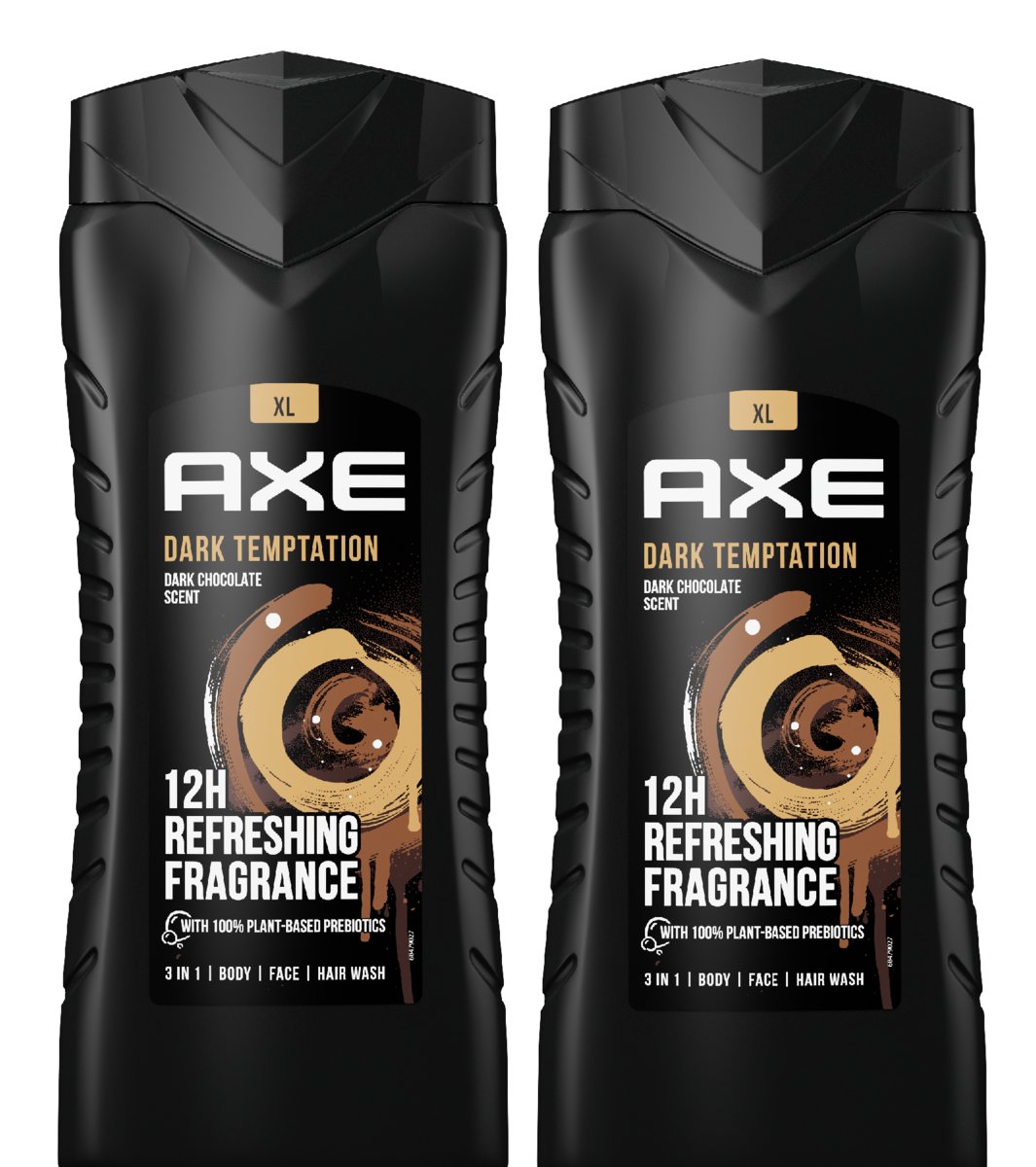 Axe, Dark Temptation, Żel pod prysznic, 2x400 ml
