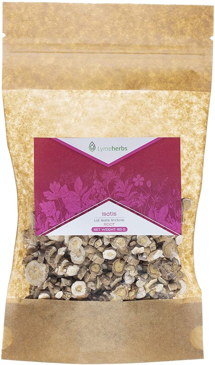 Lymeherbs, Isatis korzeń cięty (Isatis tinctoria), 100g