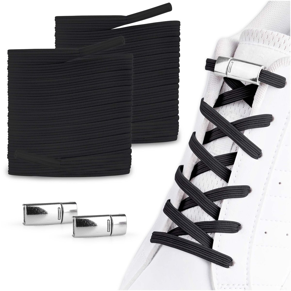 Elastyczne sznurówki bez wiązania różne kolory