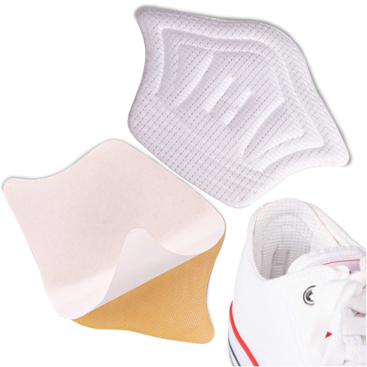 Wklejane zapiętki do za dużych butów dwie grubości