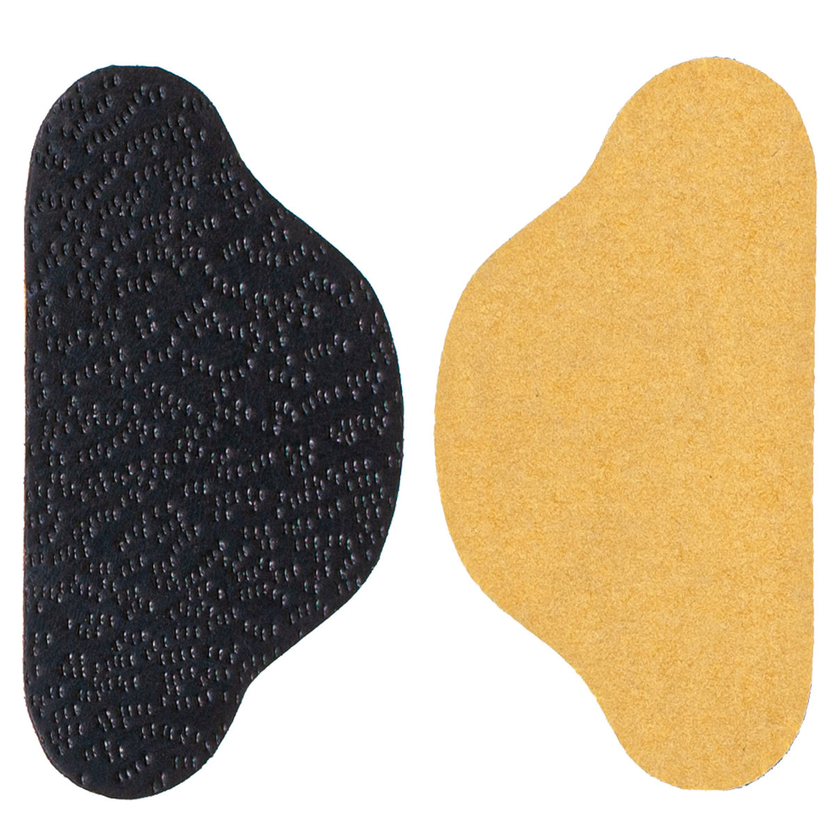 Zapiętki obcierające buty SKÓRA PECARI czarne