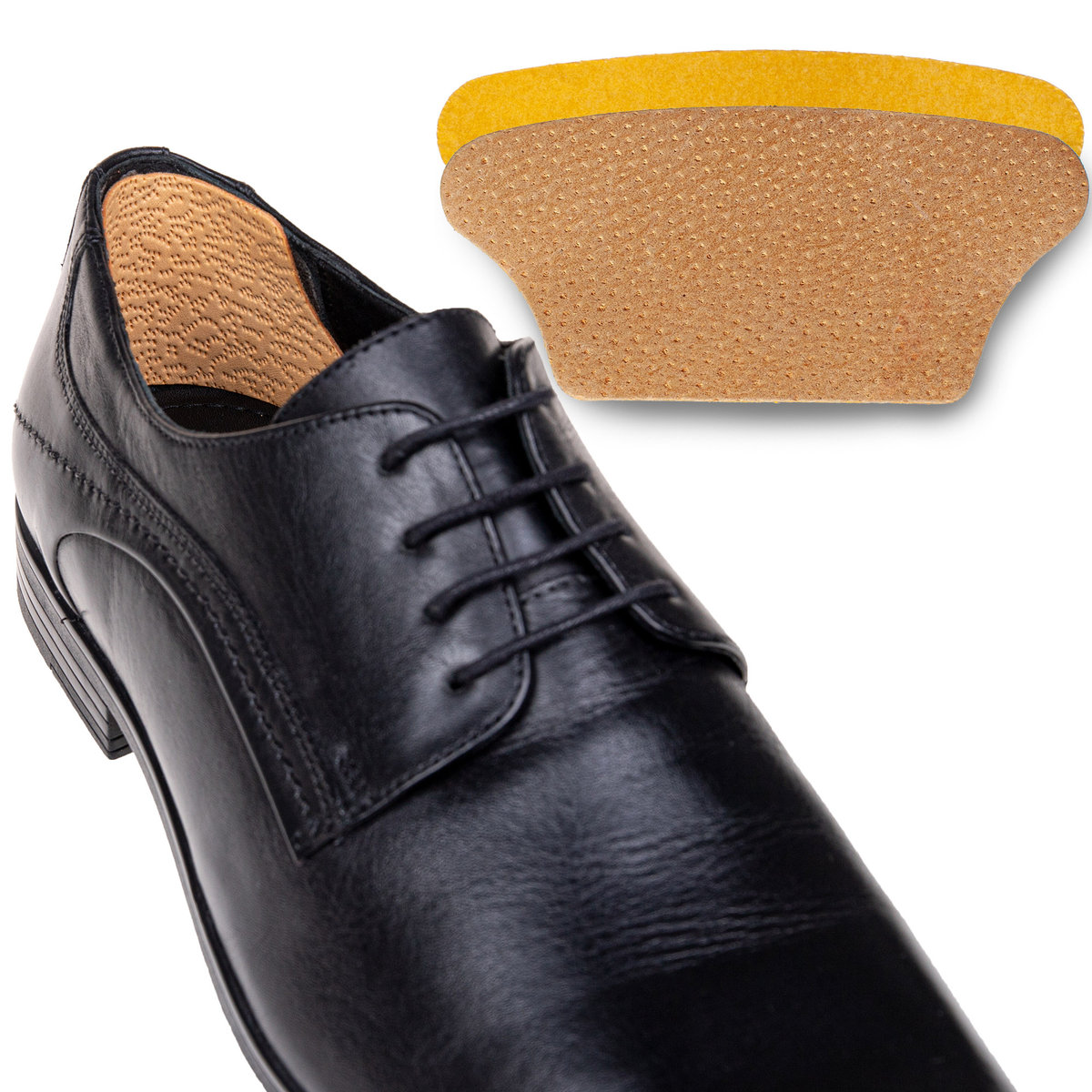 Samoprzylepne zapiętki do za dużych butów