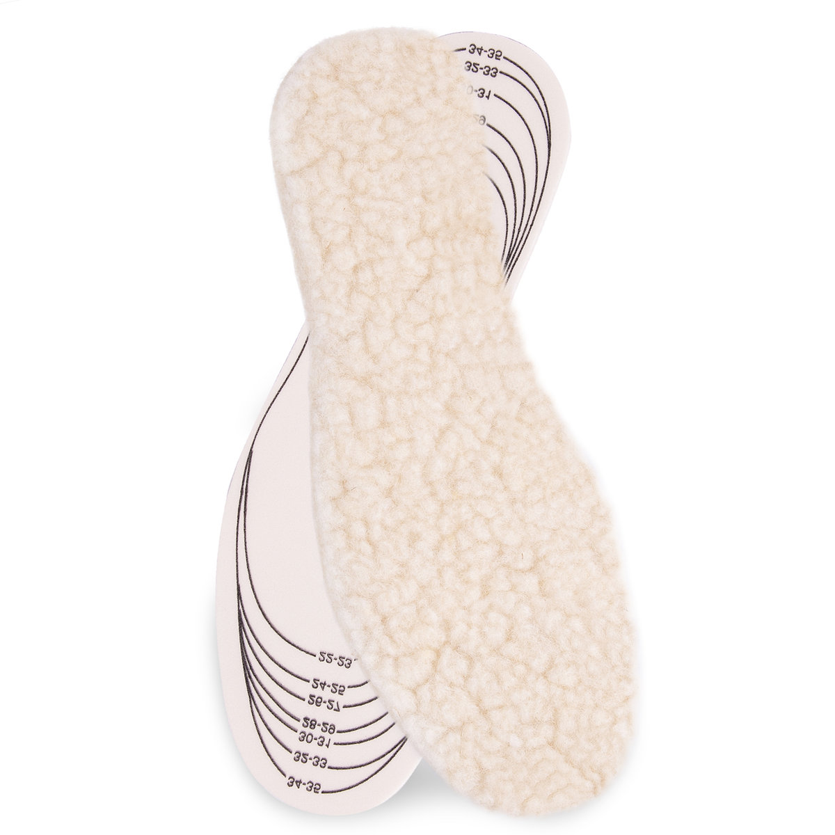 Ciepłe wkładki wełna naturalna docinane dziecięce