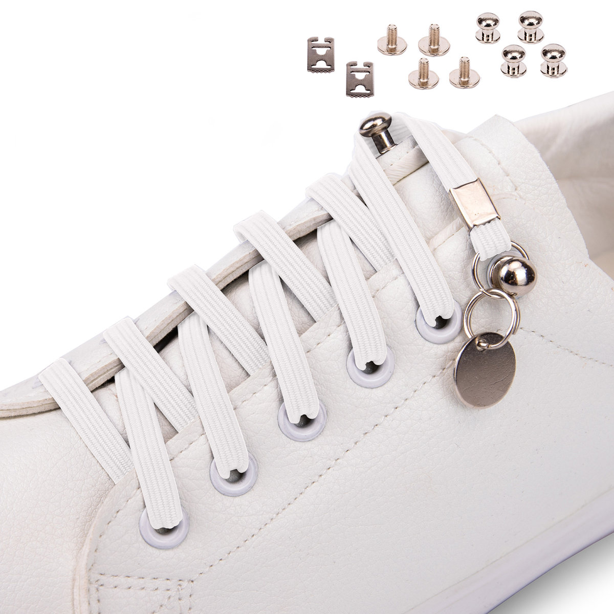 Sznurowadła bez wiązania SULPO biały