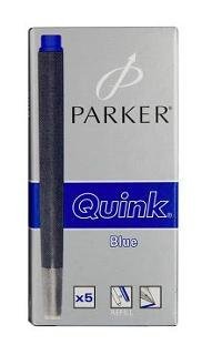 Parker Naboje do piór QUINK niebie. 5szt S0116240
