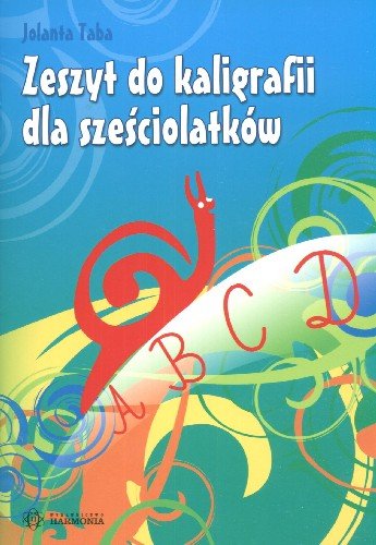 Harmonia brak Zeszyt do kaligrafii dla sześciolatków