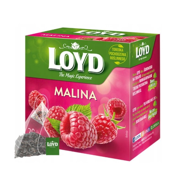 Loyd Malina Ex20 Herbata Owocowa Piramidka
