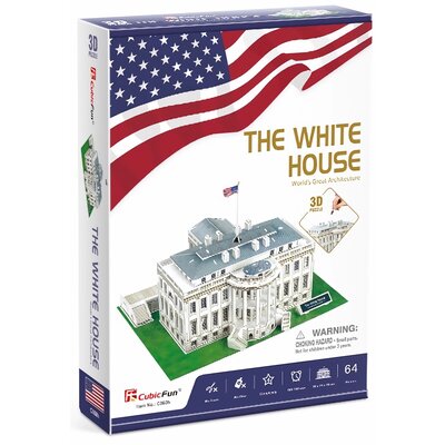 Cubicfun Puzzle 3D 65 el Biały Dom C060h