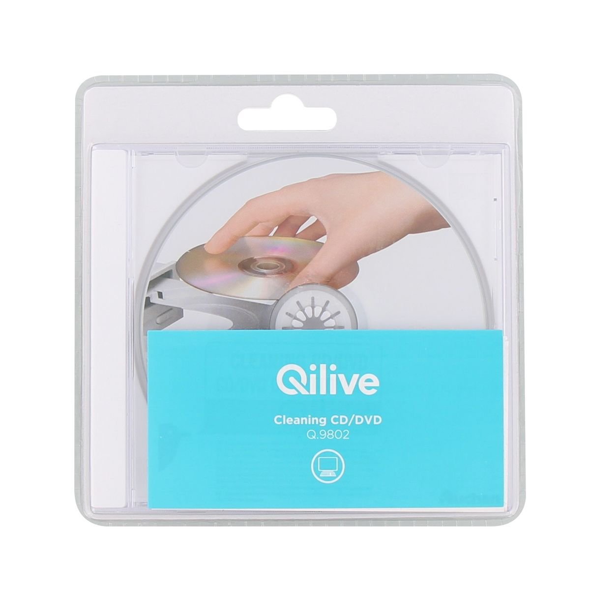 Qilive - Płyta czyszcząca CD/DVD Q9802