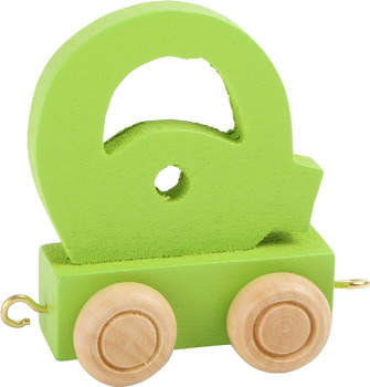 Small Foot Design Wagonik z literką Q Alfabet Pociąg