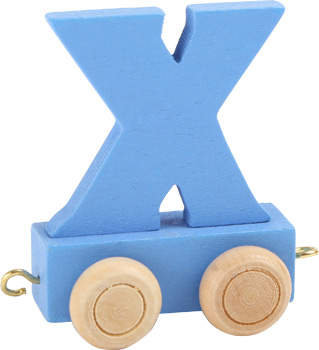 Small Foot Design Wagonik z literką X Alfabet Pociąg
