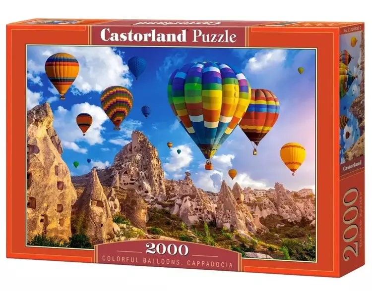 Puzzle 2000 Colorful Balloons, Cappadocia CASTOR - Castorland