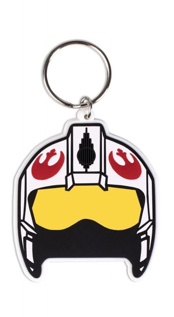 Star Wars rk38596 °C breloczek do kluczy, wzór: Rogue One Rebellen-kask, z gumy RK38596C