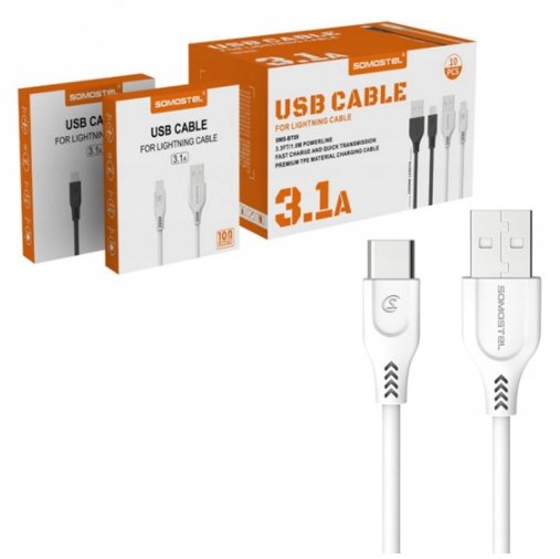 . SOMOSTEL KABEL TYP-C 31 A BIAŁY SMS-BT09 B