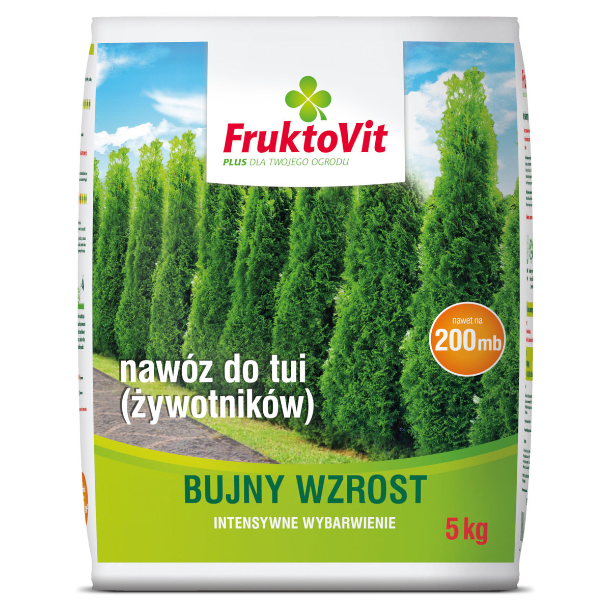 Fruktovit nawóz do Tui, Żywotników gran. 5 kg