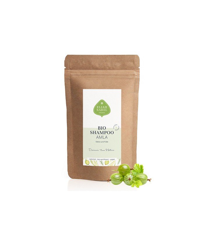 ELIAH SAHIL Szampon w proszku z Amlą  do włosów delikatnych i normalnych uzupełnienie Eliah Sahil  500 g