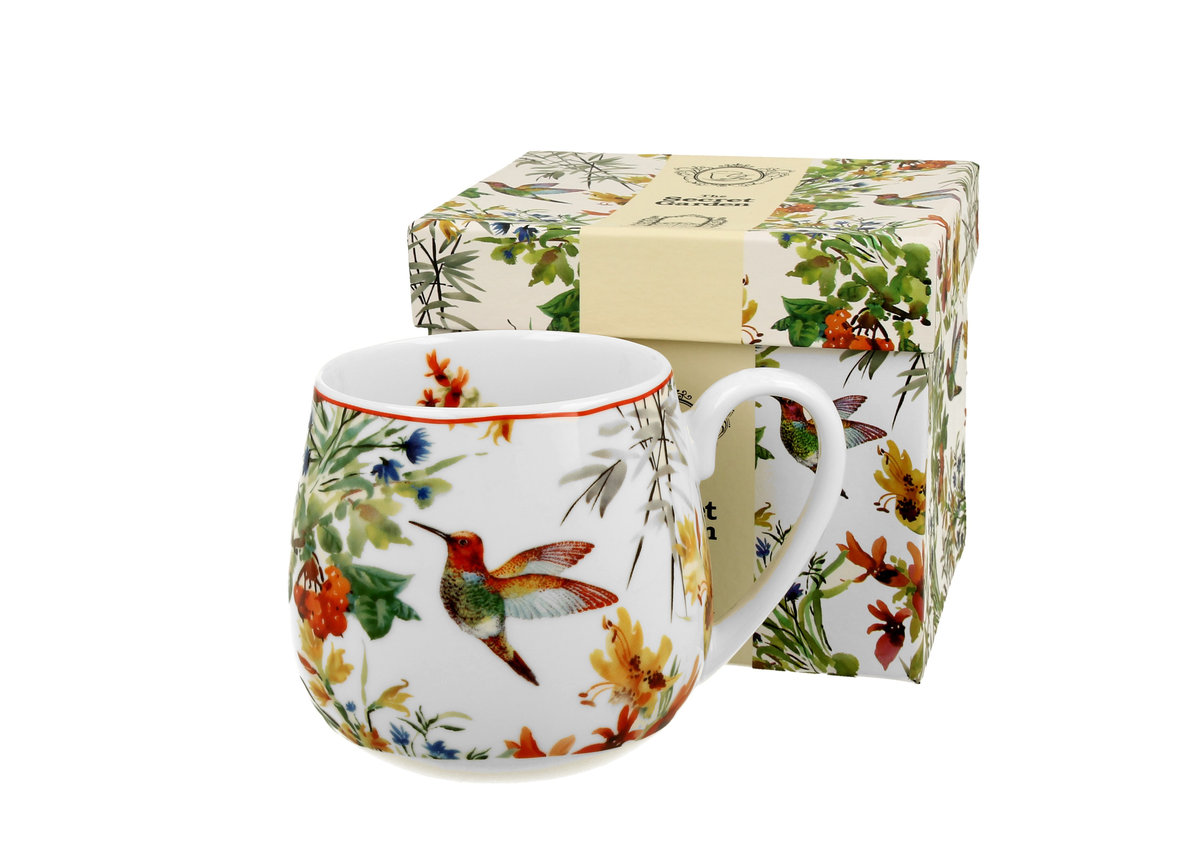 Kubek do kawy i herbaty porcelanowy, baryłka DUO LINNEA 430 ml