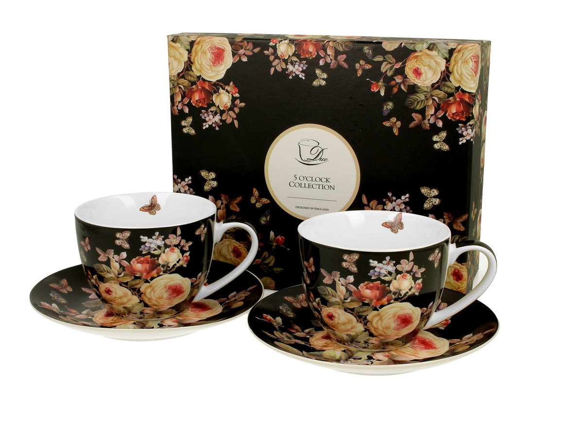 Art-Pol Pl 2 Filiżanki 250Ml Ze Spodkami Warda 144386