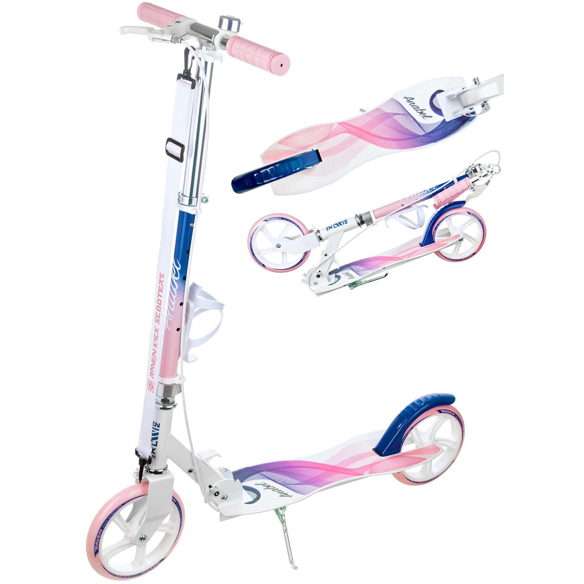 Hulajnoga Raven Anabel Navy/Pink 200mm with handbrake